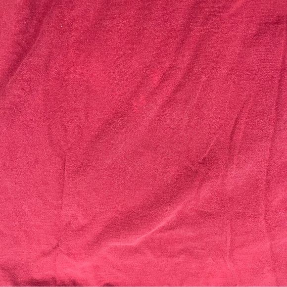 Vintage Fruit Of The Loom Blank Red T Shirt Pocket XL Cotton Easy To Wear - Picture 9 of 10